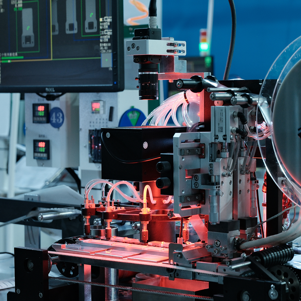 Reel-to-Carrier Tape AI Deep Learning CCD Visual Inspection & Packaging Machine