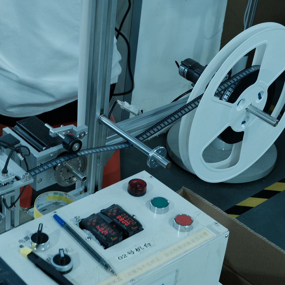 AI Deep Learning Carrier Tape Double-Loading Detection Machine