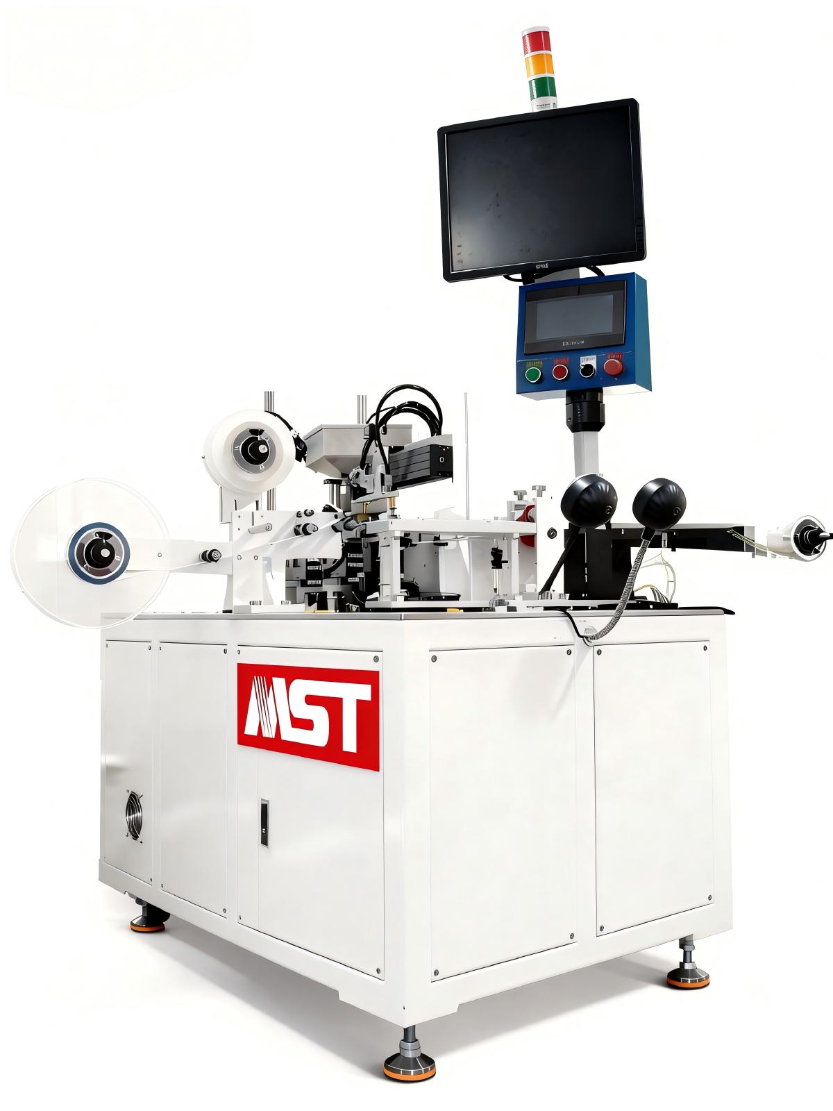 Micro-Tacky Carrier Tape Packaging Machine with AI Vision Inspection